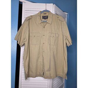 Abercrombie & Fitch Safari Button Shirt Short Sleeve XL Outdoor